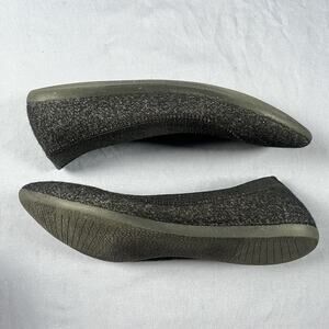 Allbirds Wool Breezers Women's Size 9 Black Ballet Flat Slip On Loafers